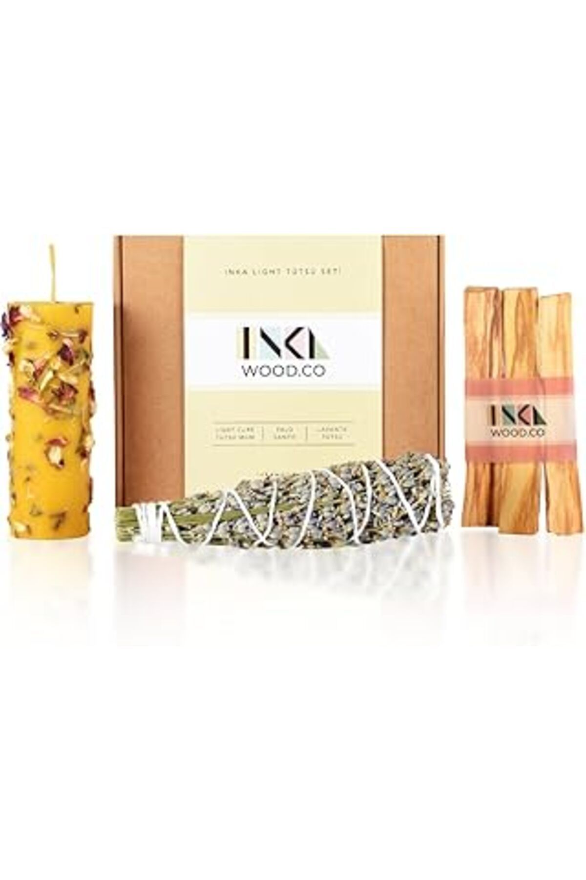 karadağsb Inka Light Tütsü Seti, Tütsü Mum, Lavanta Tütsü Demeti, Palo Santo Tütsü