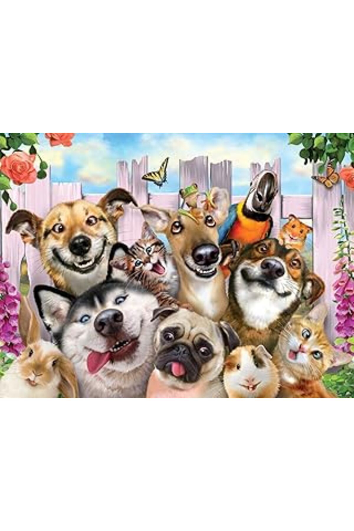 karadağsb Prime 3D - Pet Selfie - 500 Parça Yetişkin Puzzle