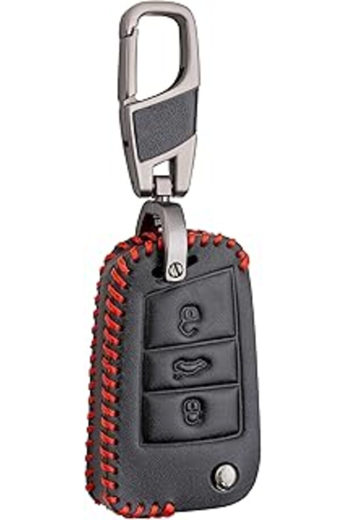 NZM TİCARET Alisveristime Deri Anahtar Kılıfı (Skoda Octavia, Superb, Kodiaq, Karoq Ile Uyumlu)
