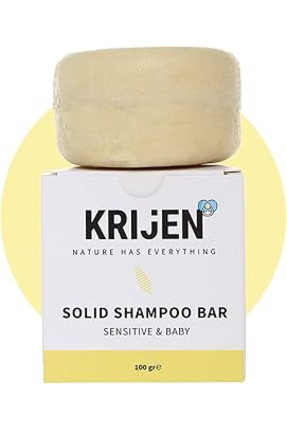 Mu Art Krijen Hassas Cilt & Bebek Katı Şampuan 100 Gr
