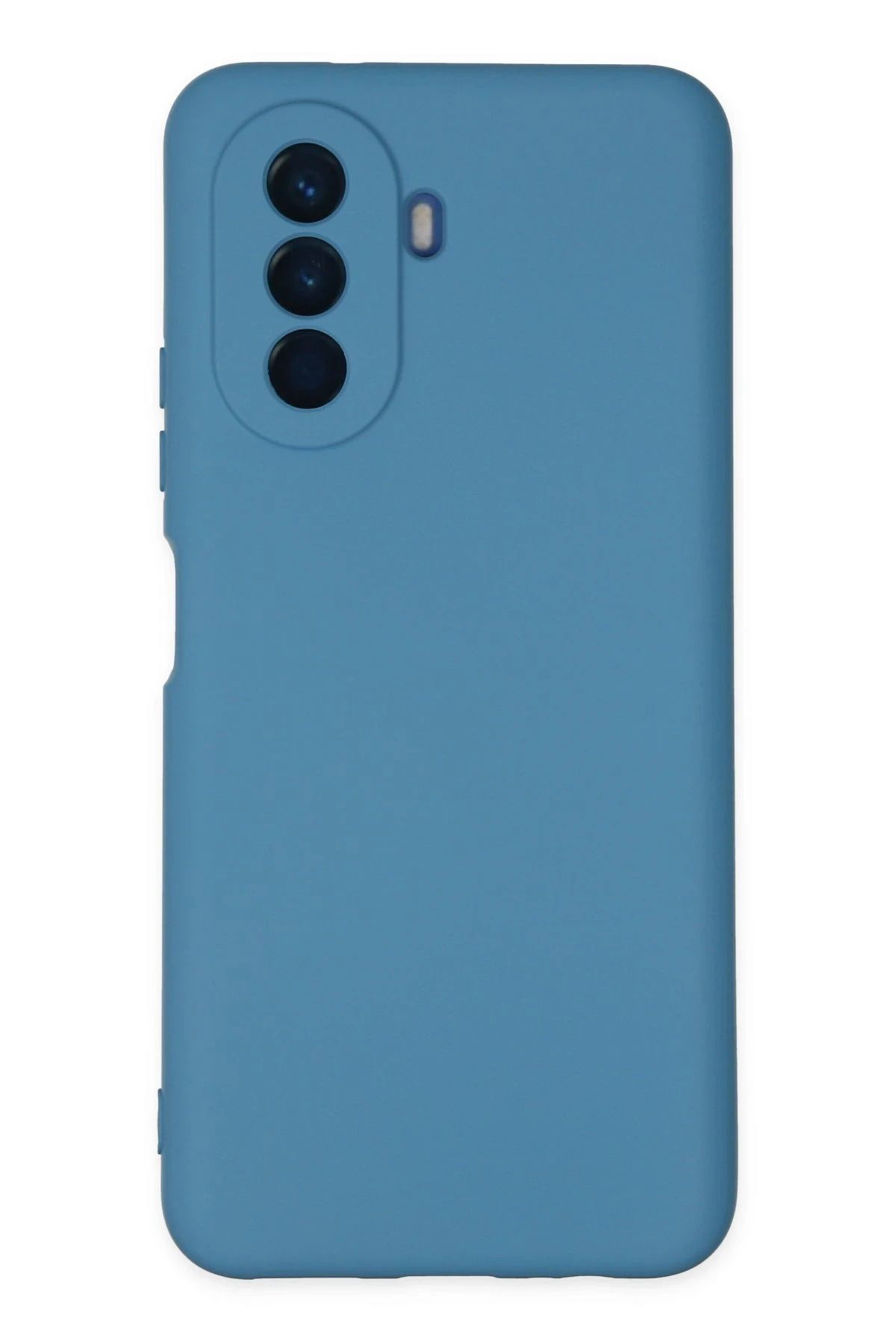 NewFace Huawei Nova Y70 Kılıf Nano içi Kadife Silikon - Mavi NRMSA
