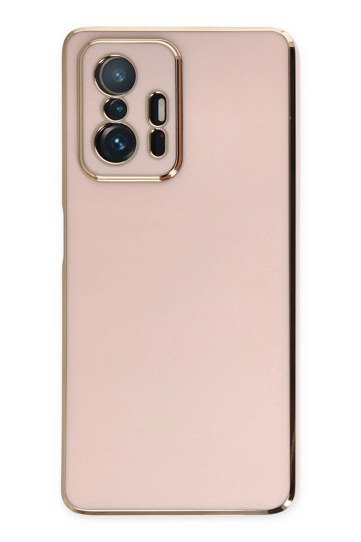 NewFace Xiaomi Mi 11T Pro Kılıf Volet Silikon - Pembe SPTGL