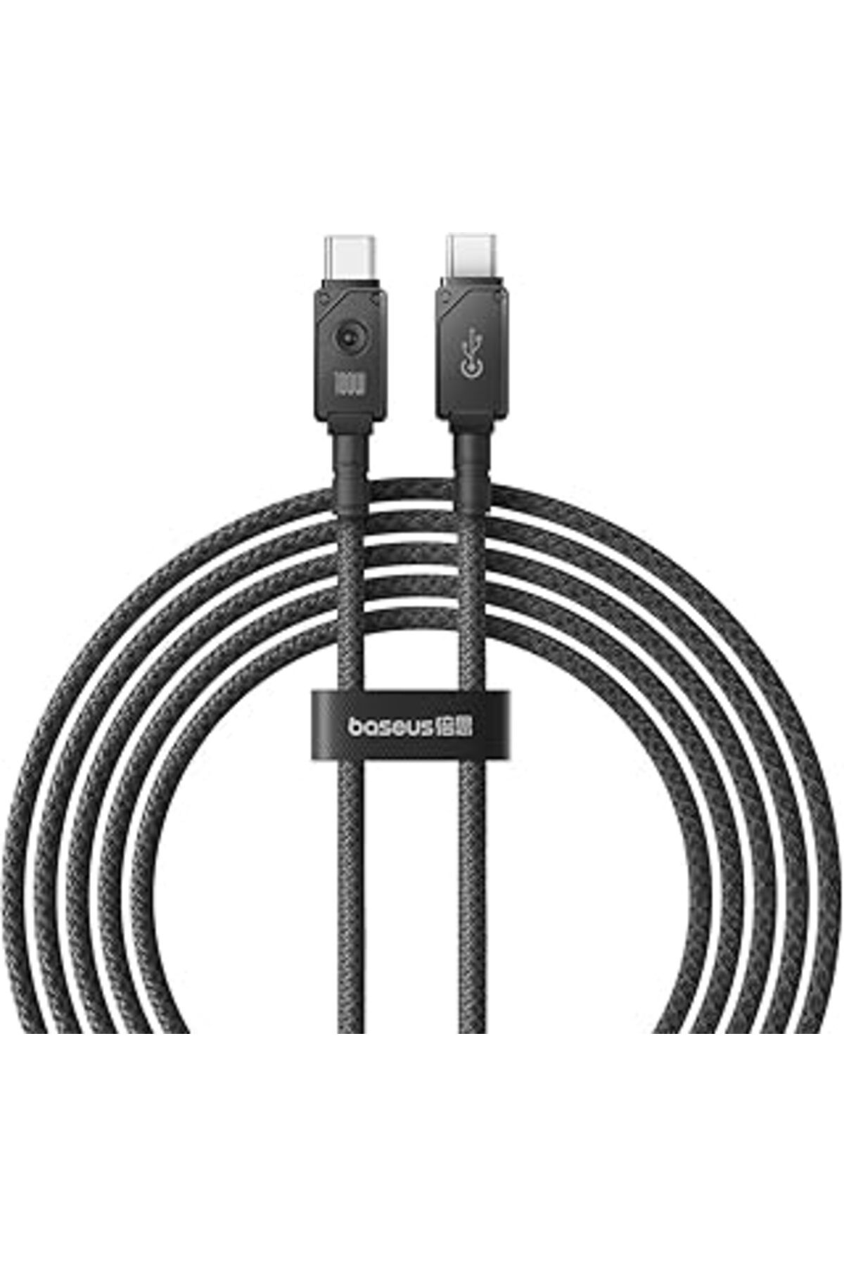 Pazarcan Unbreakable 100W Type-C To Type-C Kablo 2M.-Siyah