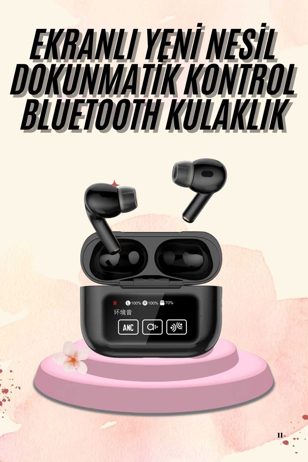 nerede bulurum Kulak İçi Bluetooth Kulaklık Ekranlı Müzik Dinleme Çağrı Cevaplama Siyah