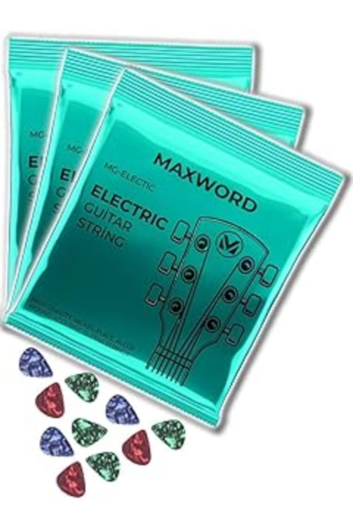 jupiter global bazaar Maxword Gt-Electric-3X Elektro Gitar Teli
