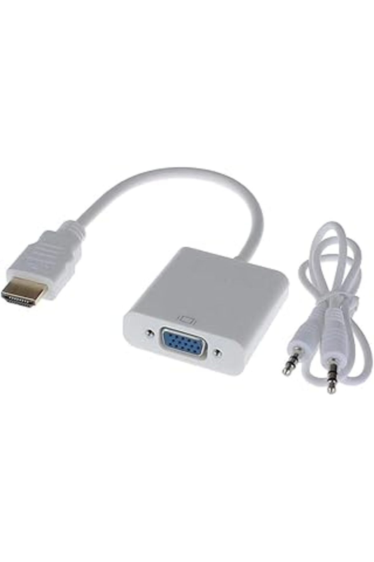 Mu Art Alfais 4548 Hdmi To Vga Dönüştürücü Adaptör Kablosu (Ses Destekli)