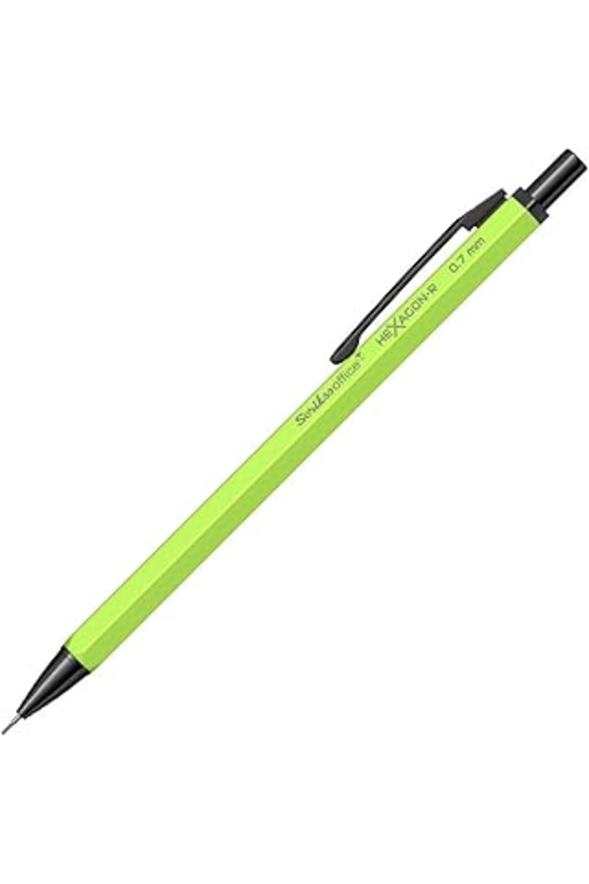 DENİZBİLİŞİM Scrikss Office Hexagonr Mekanik Kurşun Kalem Neon Sarı 0.7 Mm