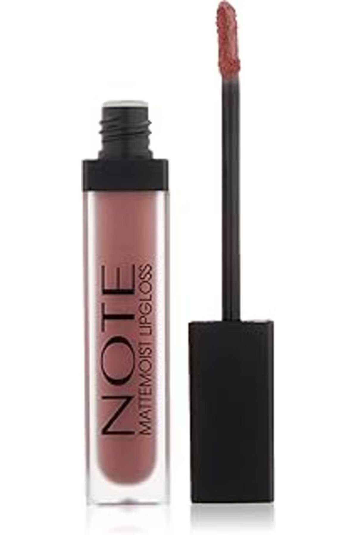 Mu Art Ahşap Note Mattemoist Lipgloss Yarı Mat Bitişli 412 Forever Nude