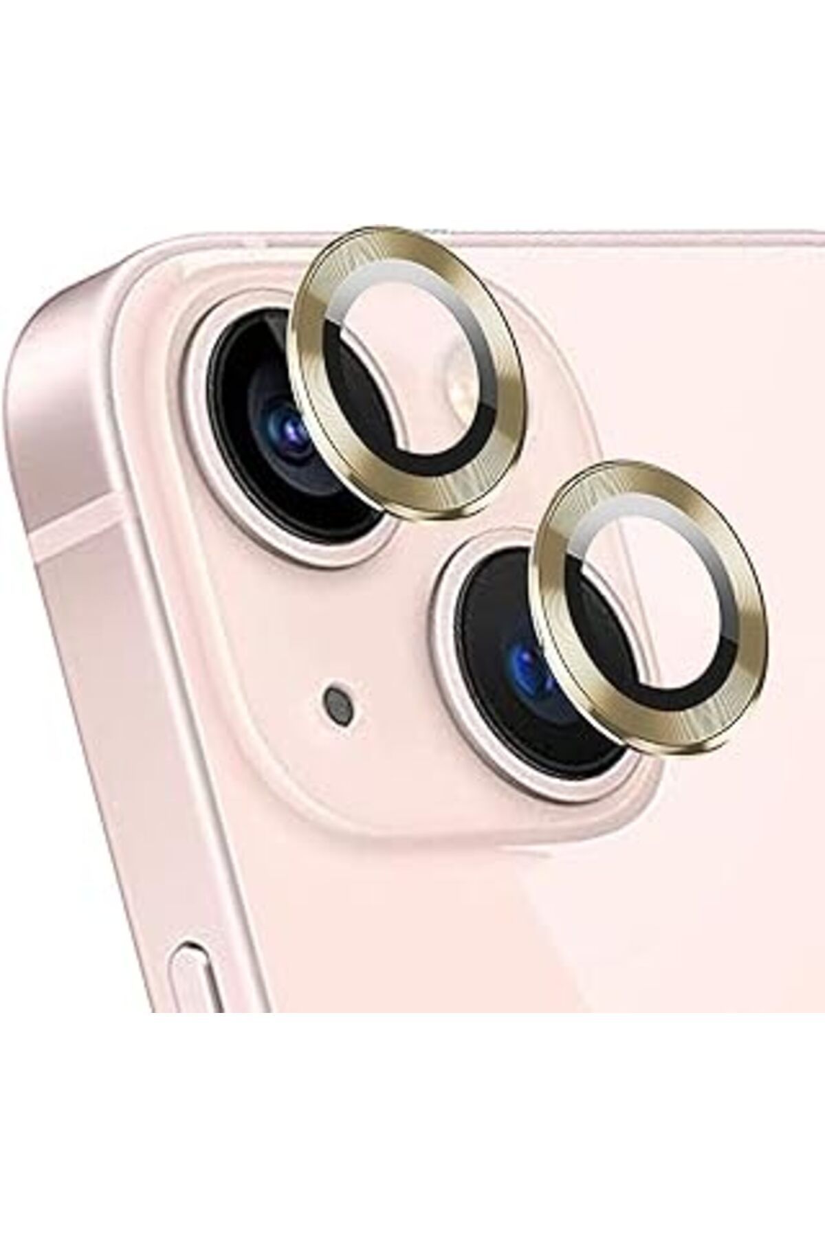 jupiter global bazaar Microsonic Ekran Koruyucu Apple Iphone 15 Plus Için Tekli Kamera Lens Koruma Camı Gold