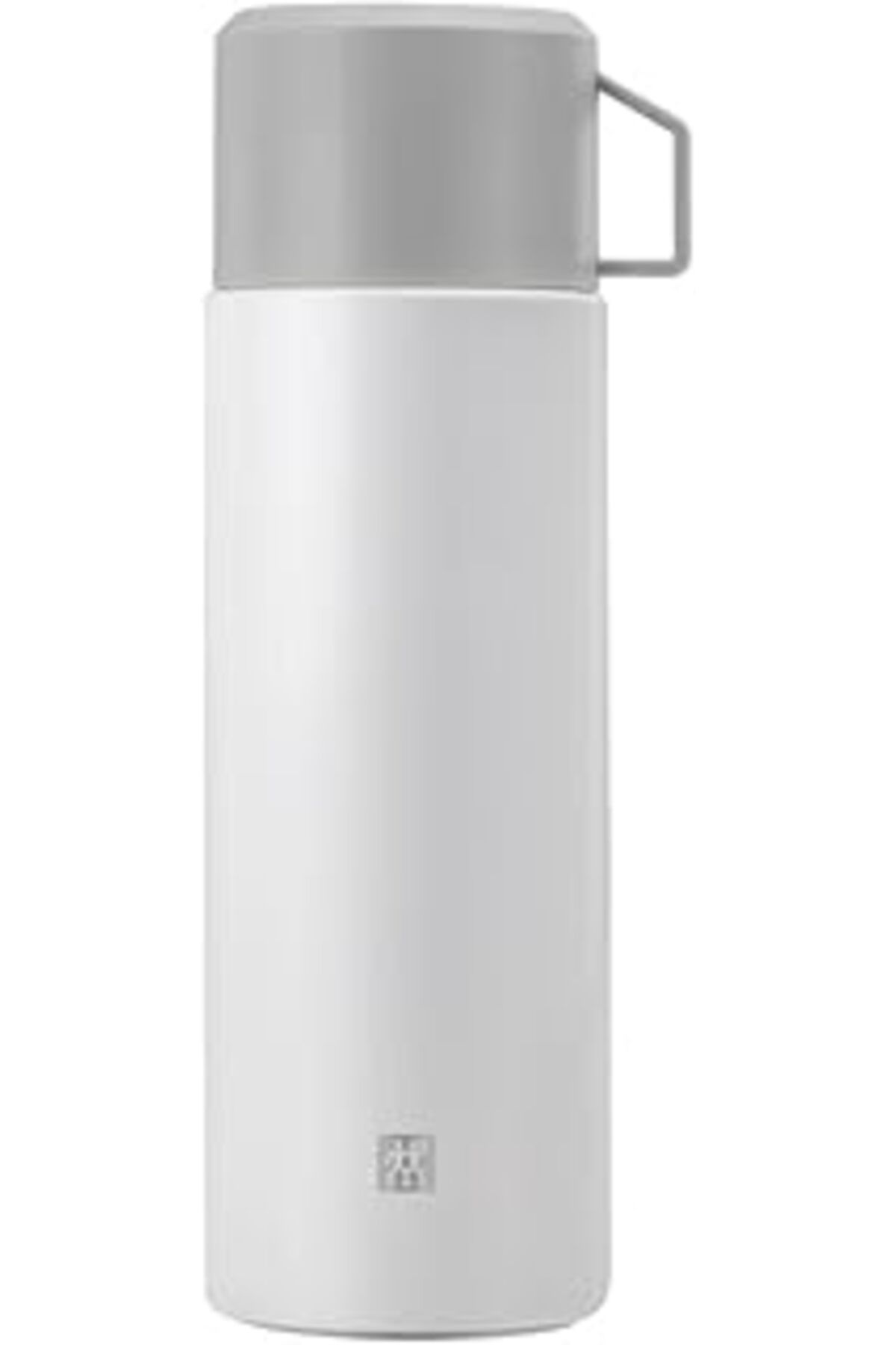 Mu Art Ahşap Zwilling Thermo Matara, 18 Saat Sıcak 24 Saat Soğuk Tutar, Paslanmaz Çelik, Beyaz, 1 Litre