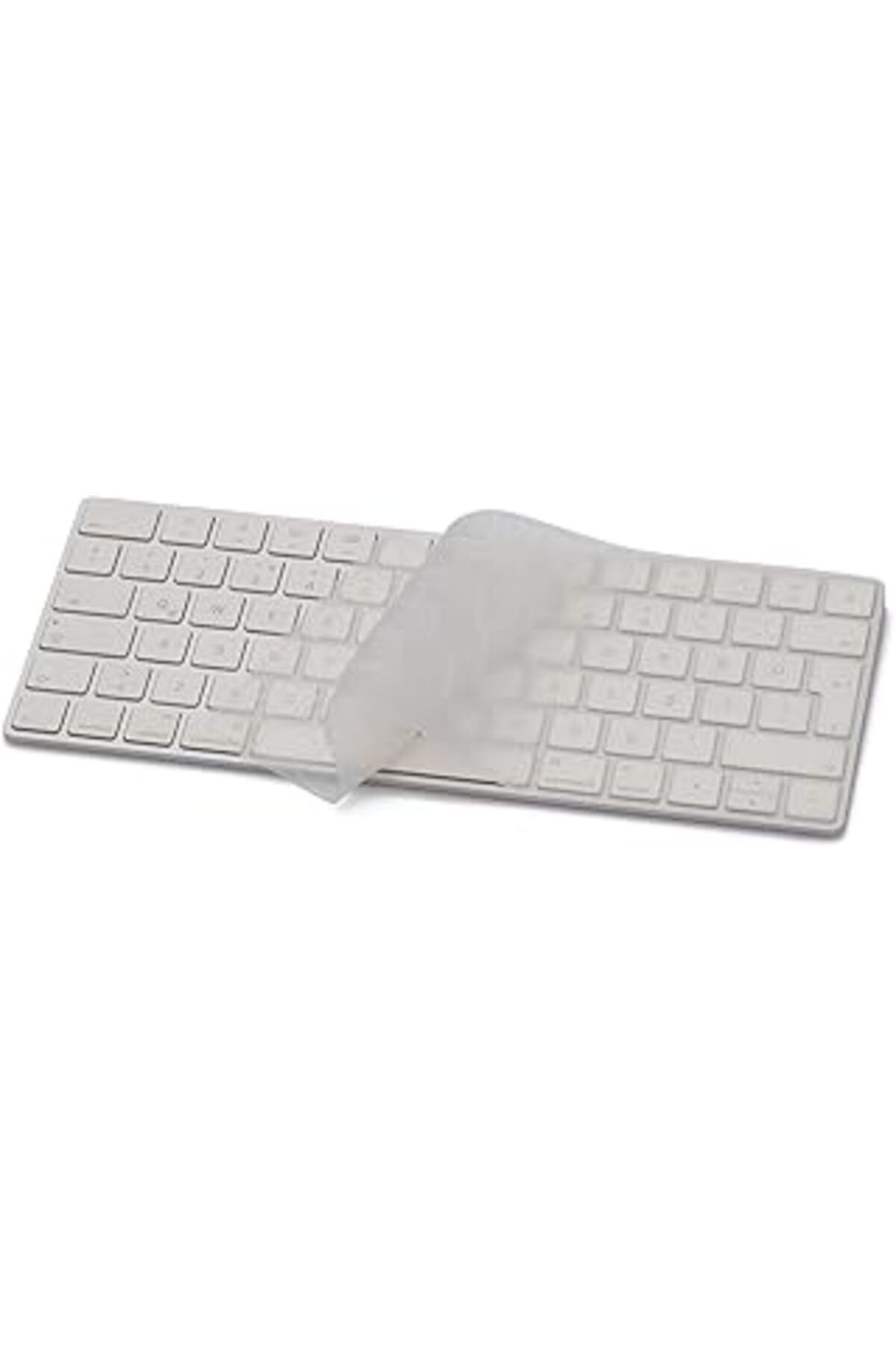 DENİZBİLİŞİM Mcstorey Apple Magic Keyboard-2 Klavye Koruyucu Türkçe Q Baskı A1644 Modeli Ile Uyumlu Şeffaf