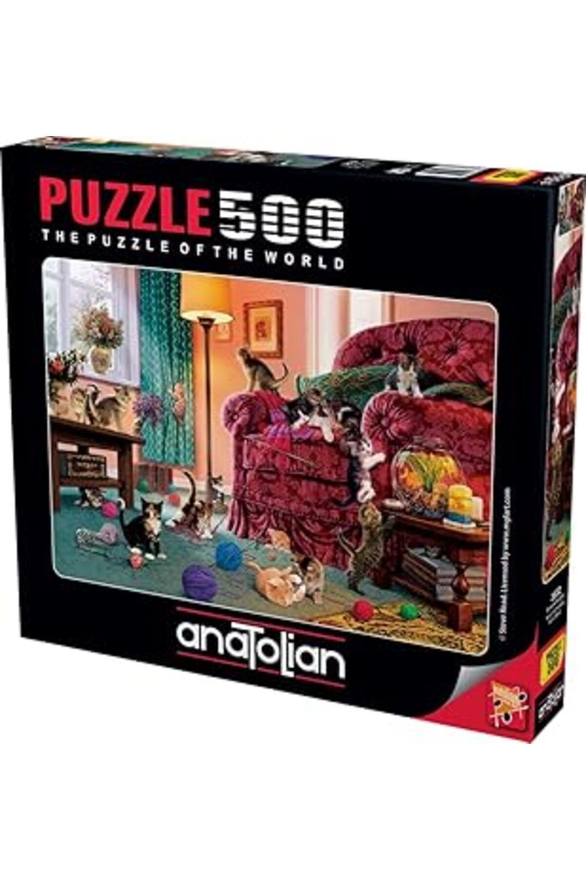 karadağsb Anatolian Puzzle - Şımarık Kediler / 500 Parça Puzzle, 3632