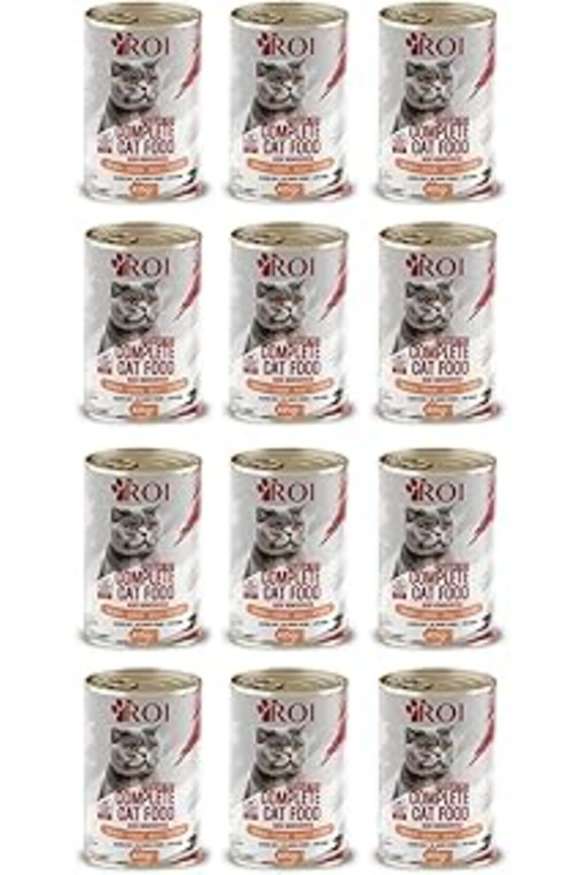 karadağsb Roi Yüksek Proteinli Somonlu Yetişkin Kedi Konservesi 415 Gr.X 12 Adet,%95 Hayvansal Protein