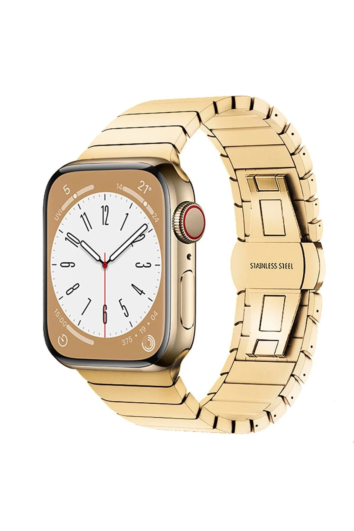 NewFace Apple Watch 38mm KR413 Fine Steel Kordon - Gold HNZRN