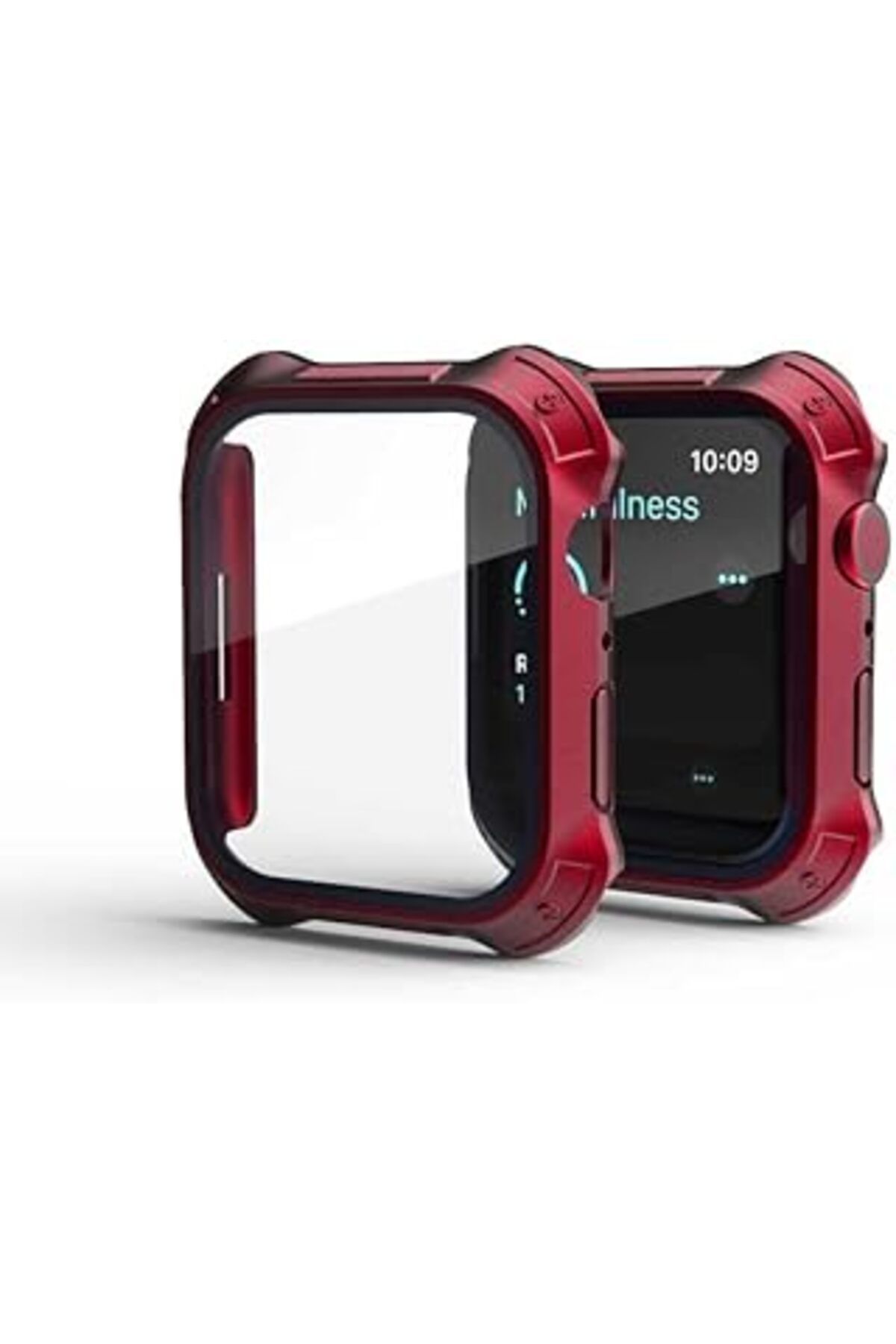nazeninstoğu Watch 7 Ile Uyumlu 45Mm Tank Zırh Kasa Ve Ekran Koruyucu Watch 7 Ile Uyumlu Köşelerdeki Airbag Diza