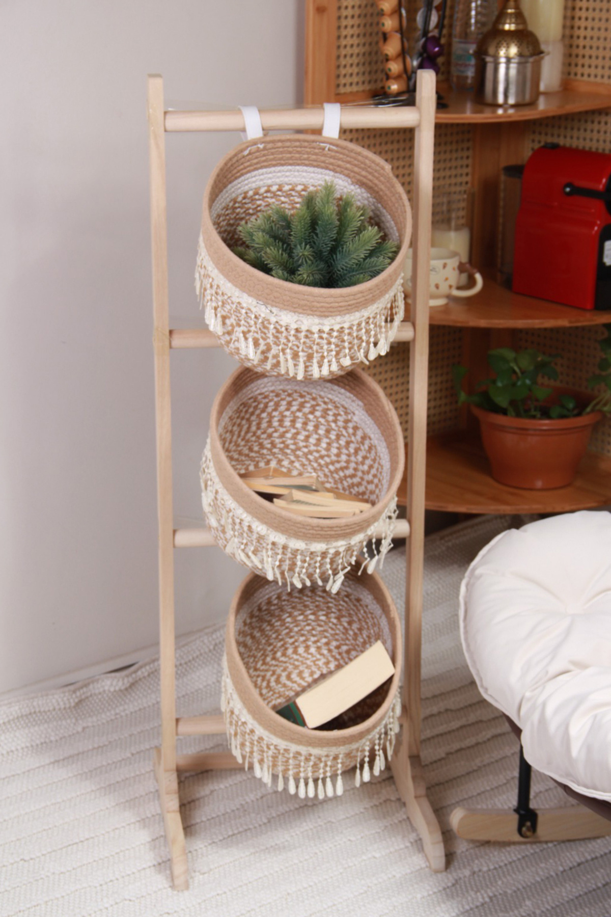 Generic-Multi-use storage basket shelves 4