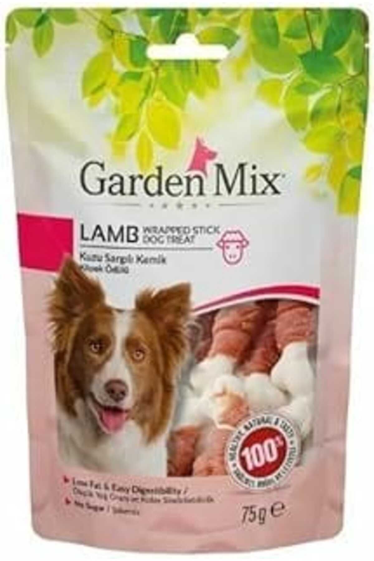 karadağsb Gardenmix Garden Mix Kuzu Sargılı Kemik Düşük Yağlı Şekersiz Köpek Ödül Maması 75 Gr