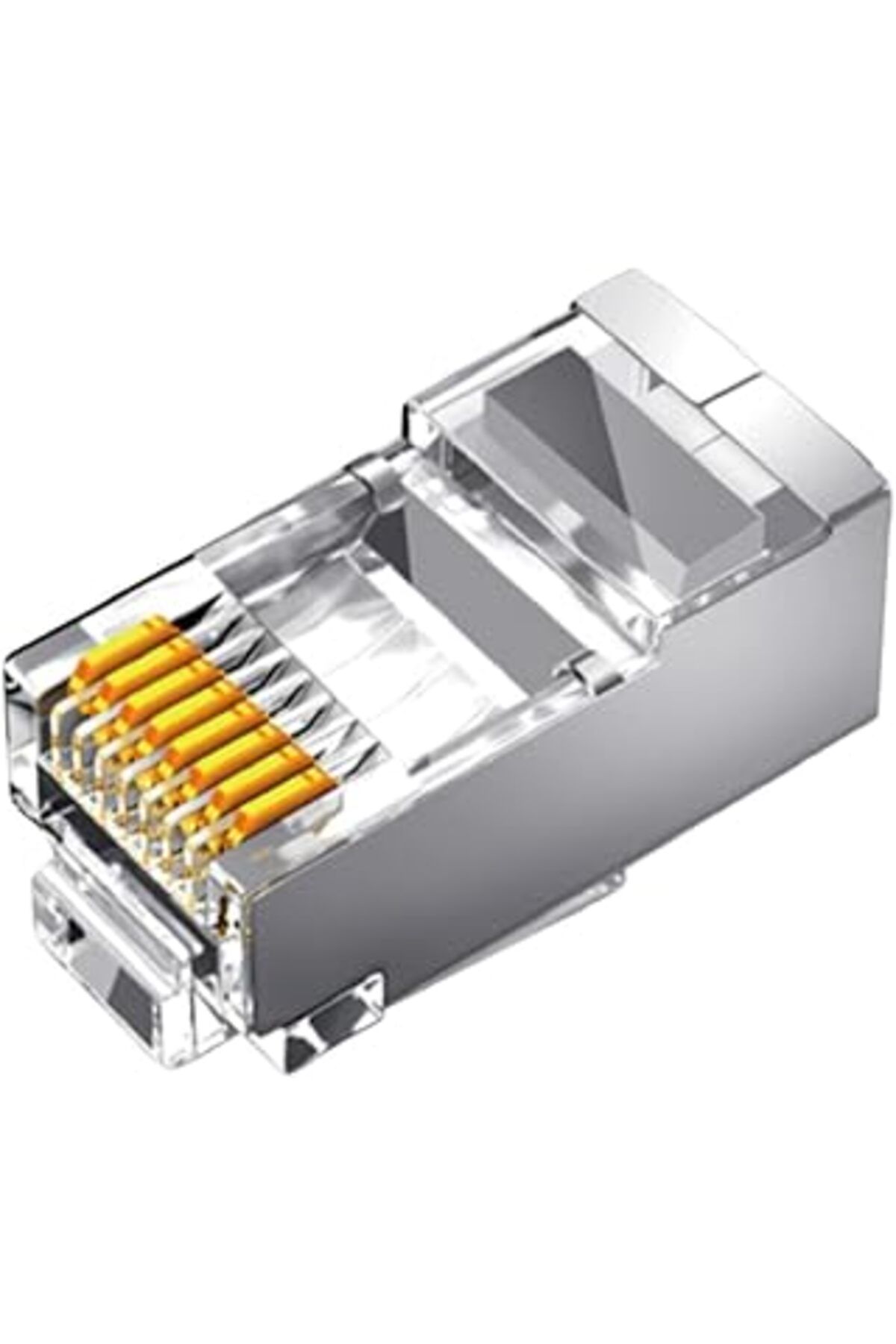 NETWORK ART Veggieg Cat6 Metal Rj45 Jack 8P8C Ethernet Konnektörü Altın Kaplama 102 Adet