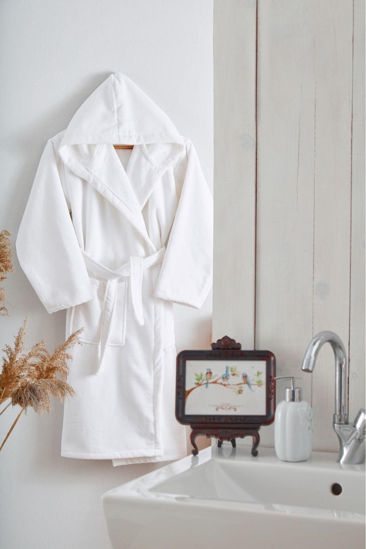 ARVEN HOME COLLECTİON PAMUKLU & YUMUŞAK DOKULU KAPŞONLU BEBEK BORNOZU