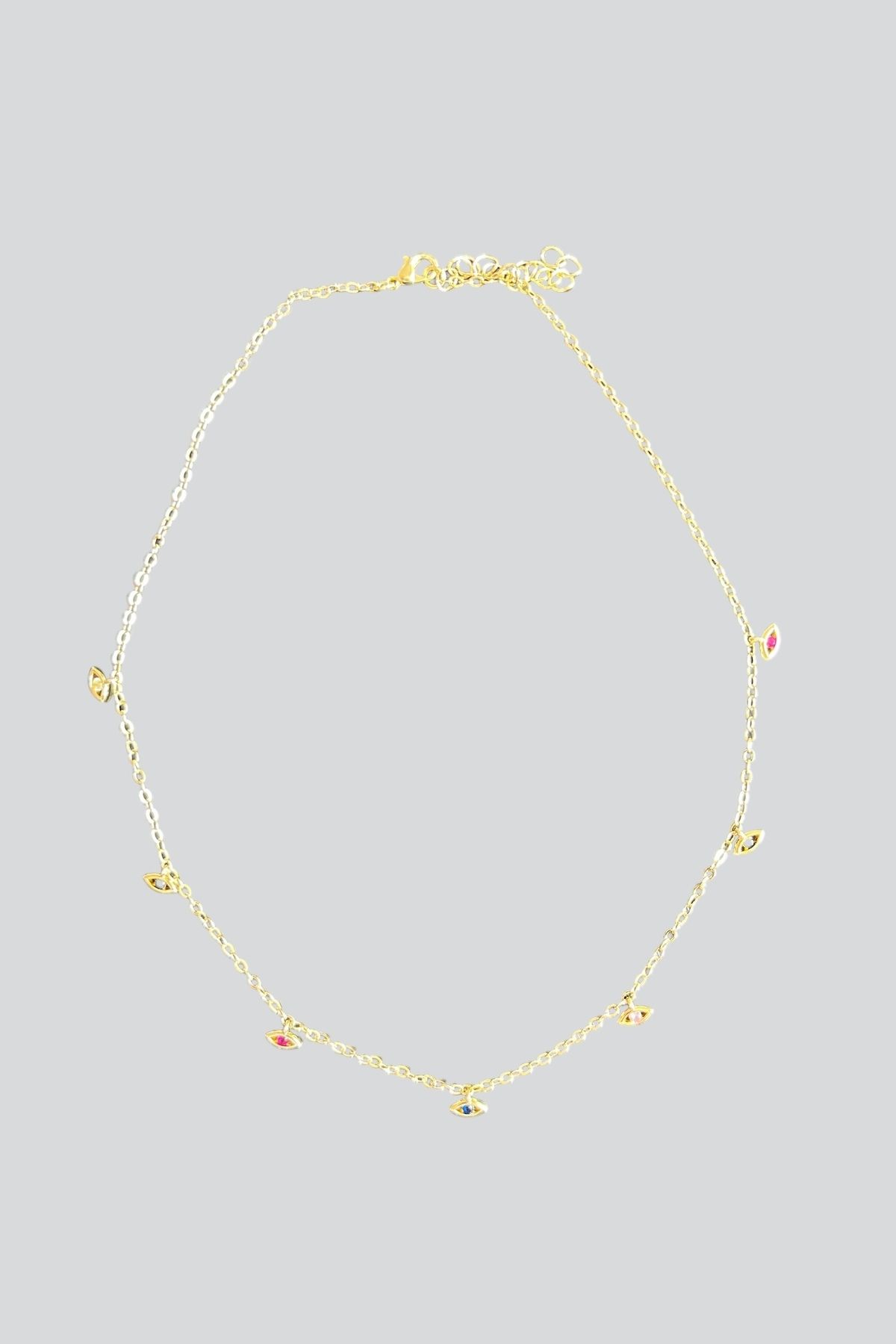 stravis Gold Renk Göz Detay Kolye