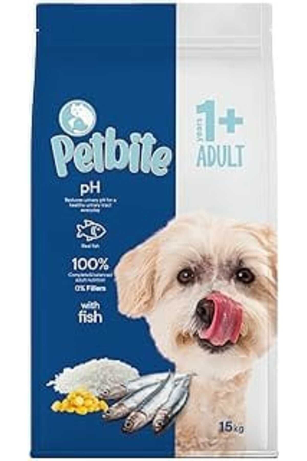 Mu Art Petbite Yetişkin Köpekler İçin Balık Etli Kuru Köpek Maması (15 Kg, Balık)
