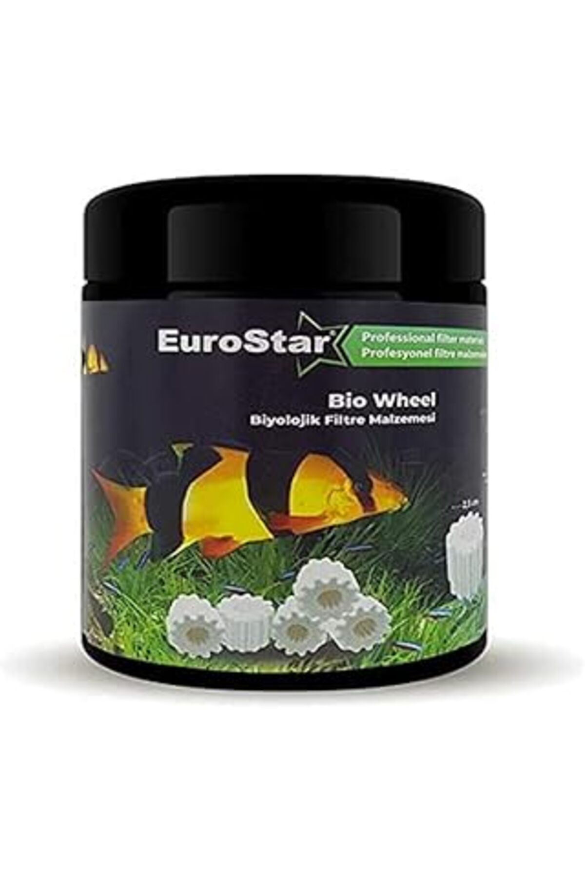 Pazarcan Eurostar Bio Wheel Akvaryum İçin Tırtıklı Biyolojik Filtre Malzemesi, 1 L