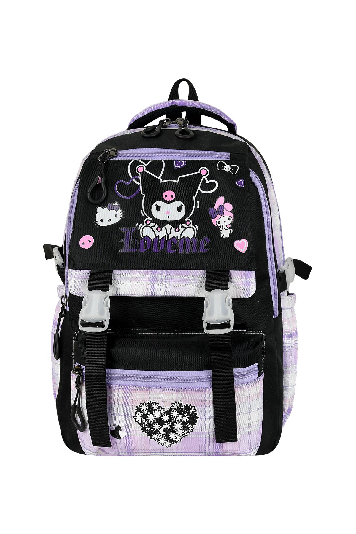 SADDLEBAG Loveme Ortapetik İlkokul Sırt Çantası Beslenbeli, Kalemlikli 3'Lü Takım