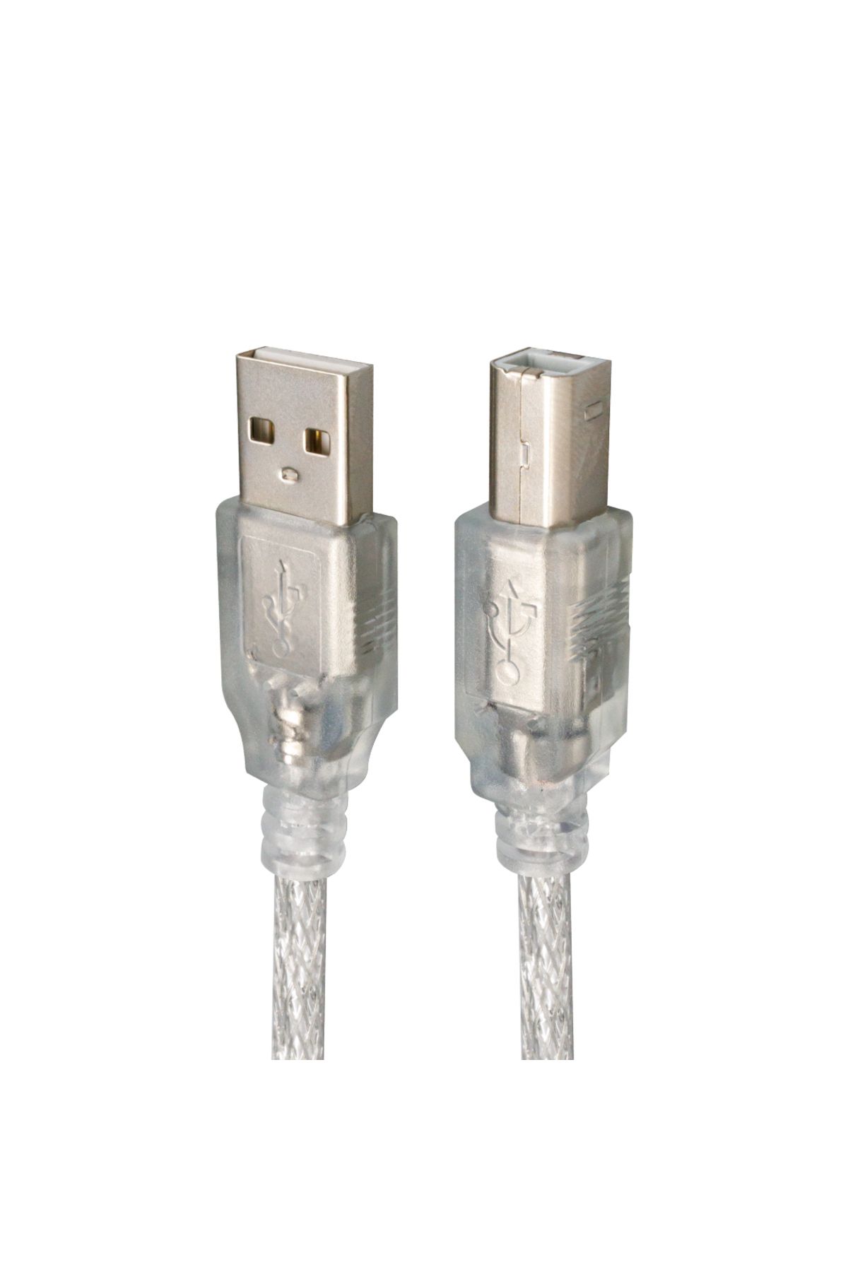 robotrend Powermaster 1.5 Metre 2.0V Şeffaf Mavi Usb Yazici Kablosu
