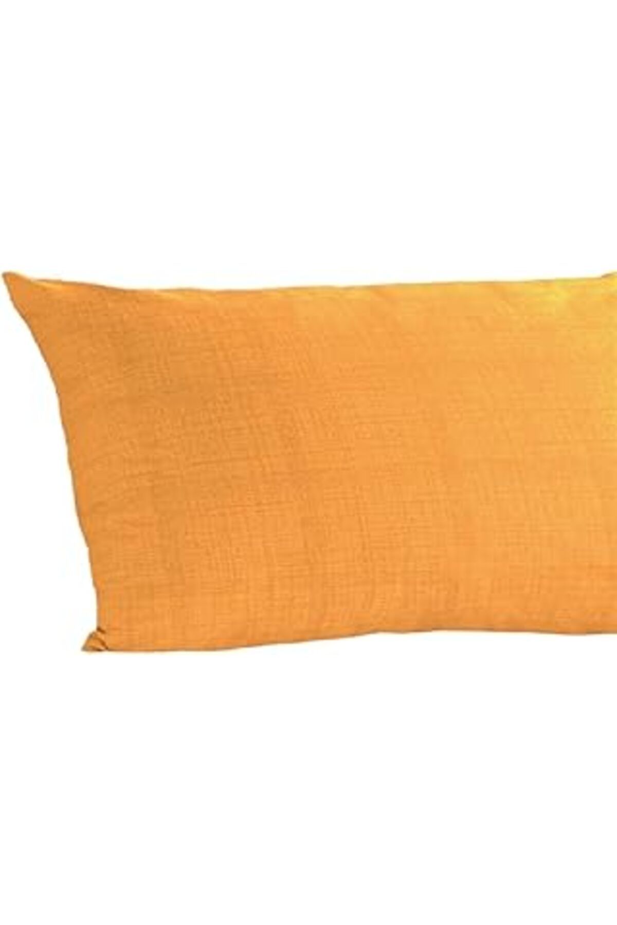 karadağsb Alla Turca-Ranforce Yan Yatış Yastık Kılıfı 40X120 Cm Sarı (Sarı)
