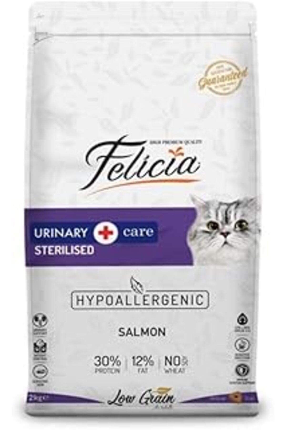 karadağsb Felicia Az Tahıllı 2 Kg Sterilised Somonlu Kısırlaştırılmış Hypoallergenic Kedi Maması
