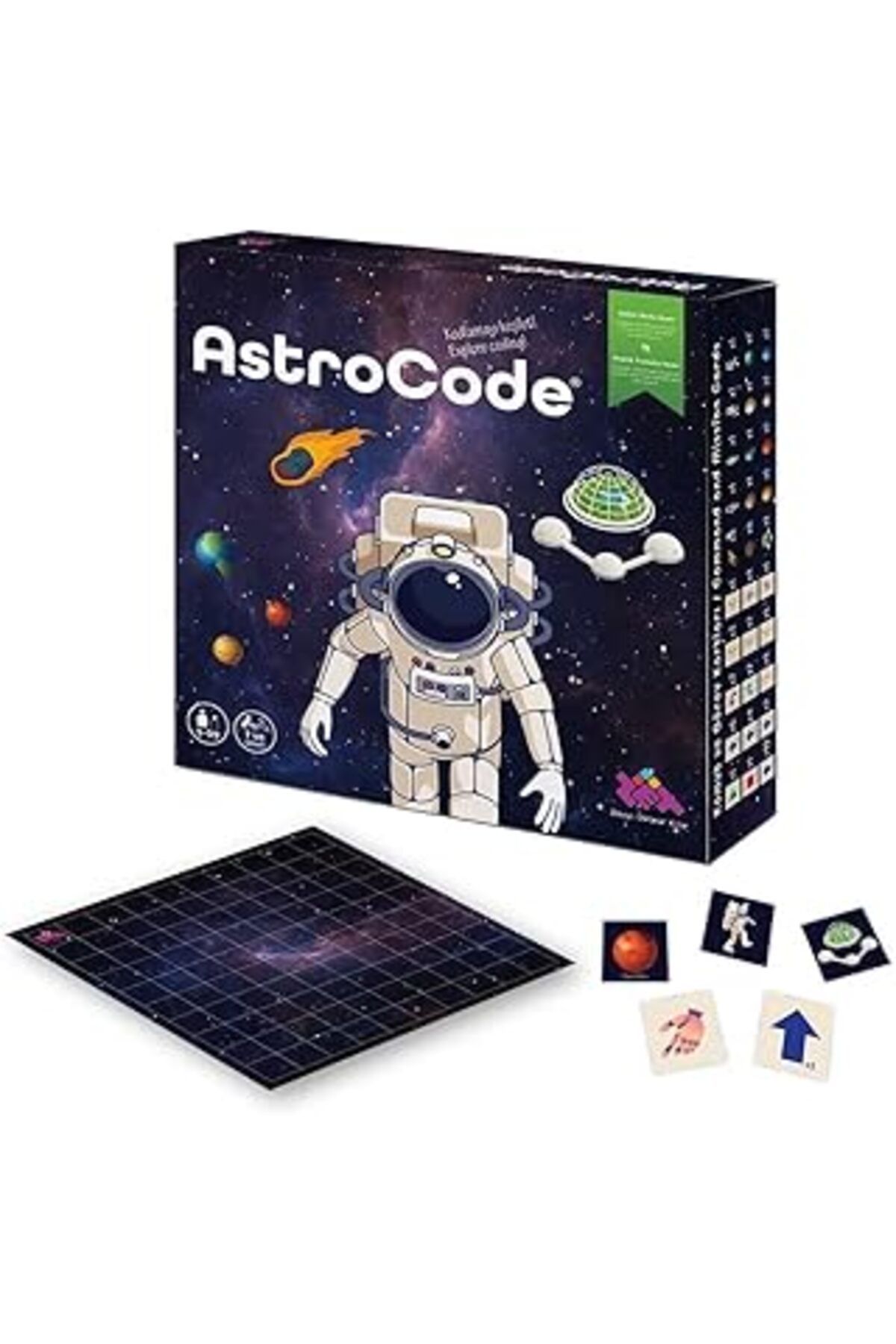 DENİZBİLİŞİM Zet Zeka Astrocode Kodlama Oyunu 5+ Yaş 1+ Oyuncu
