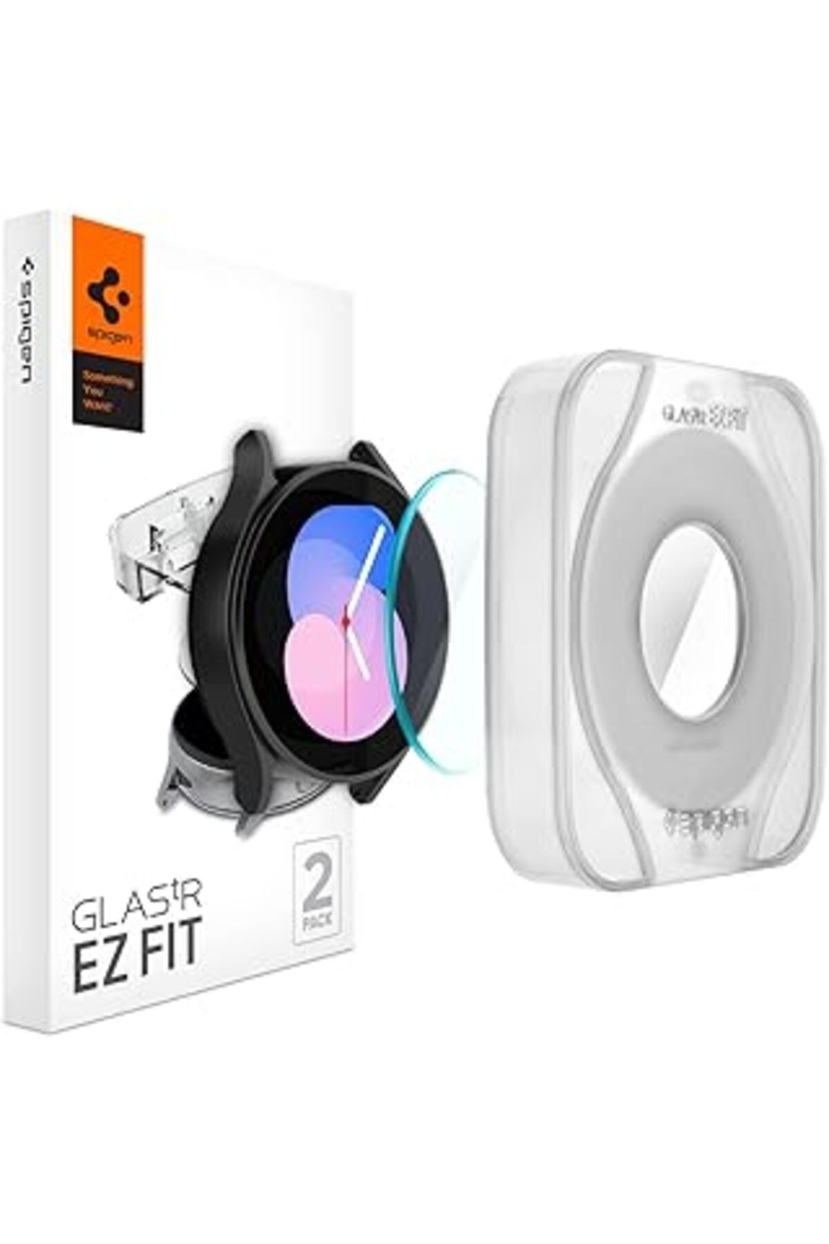 nazeninstoğu Galaxy Watch 5 / 4 (40Mm) Cam Ekran Koruyucu Kolay Kurulum Glas.Tr Ez Fit Slim Hd (2 Adet) - Agl053