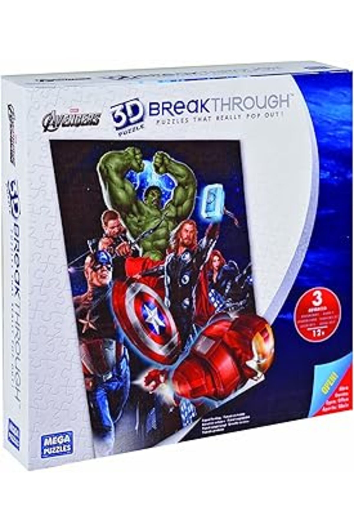 Mu Art Mega Puzzle 300 Parça 3 Boyutlu Puzzle Breakthroug