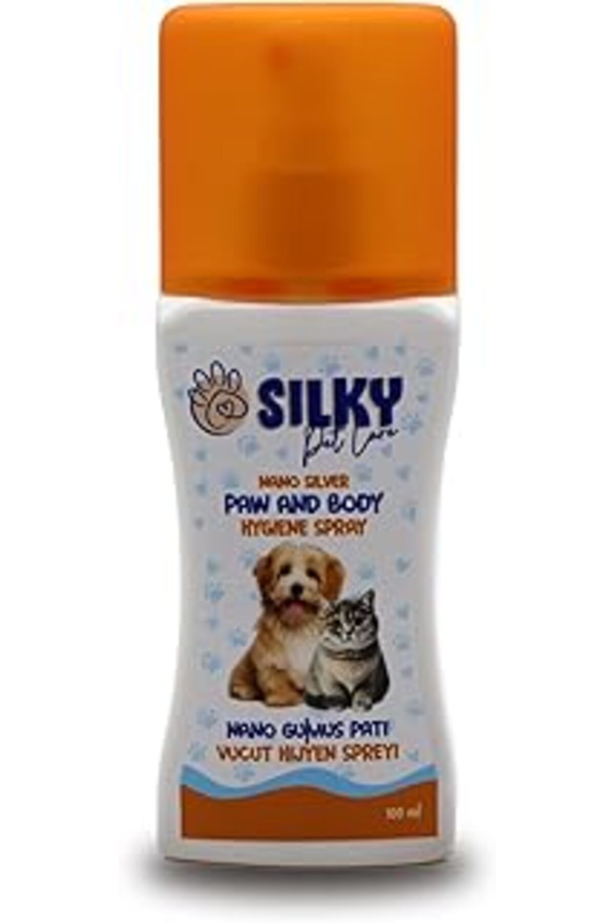 Mu Art Ahşap Silky - Kedi Ve Köpekler Için Vücut/tüy Ve Pati Hijyen Spreyi (NANO GÜMÜŞ – 100ML)