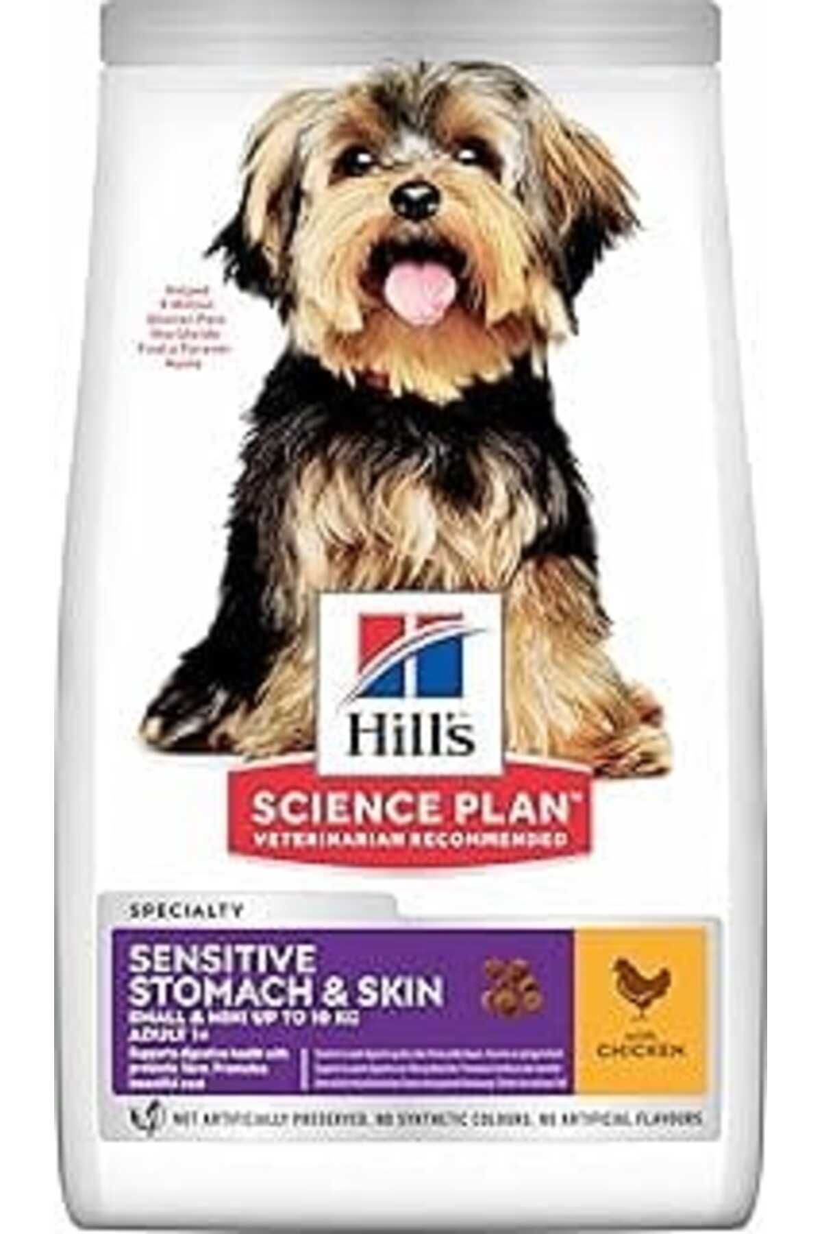 Mu Art Hill'S Science Plan Hassas Mide & Deri Yetişkin Küçük Ve Mini Irk Tavuklu Köpek Maması 1.5 Kg