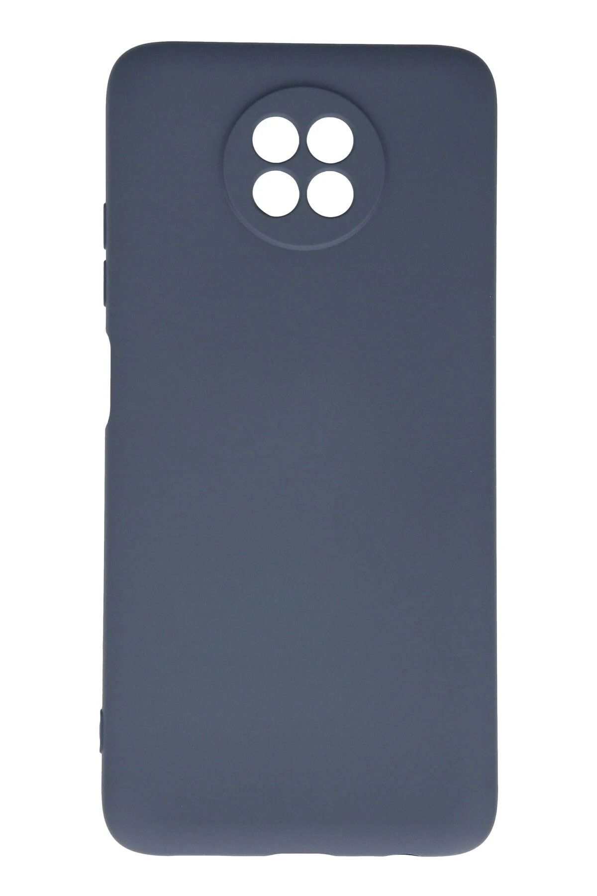 NewFace Xiaomi Redmi Note 9 5G Kılıf Nano içi Kadife Silikon - Gri MRAYD