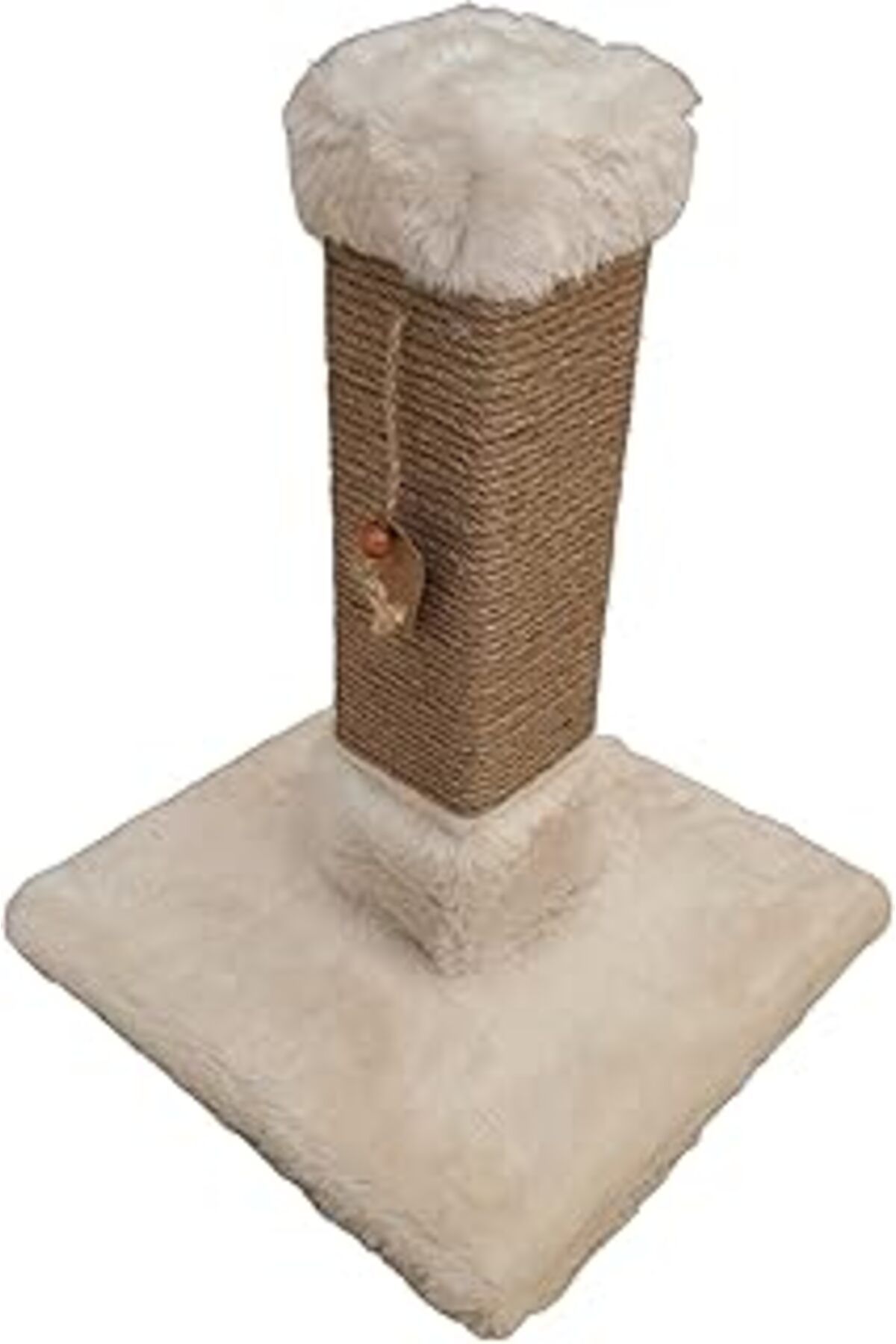 Pazarcan Botar 40 Cm Kare Tırmalama Tahtası - Krem