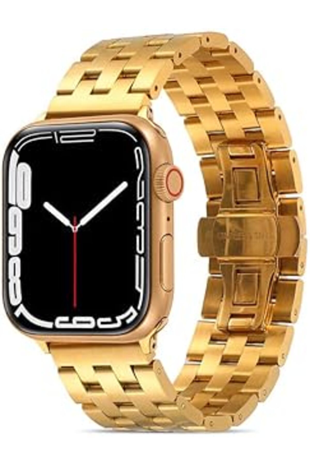 karadağsb Zore Apple İle Uyumlu Watch 42Mm Krd-20 Metal Kordon Gold