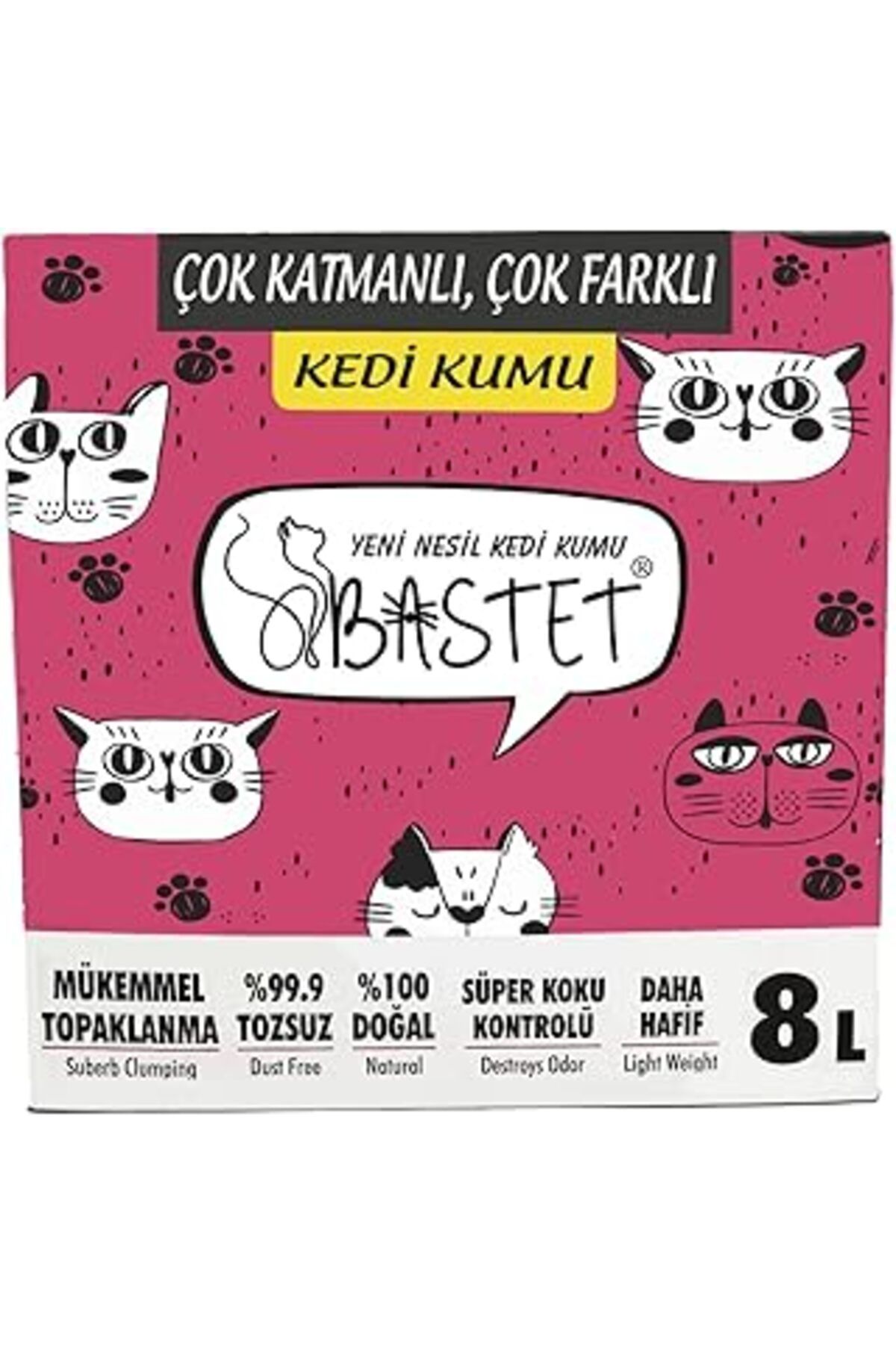 karadağsb Bastet Prl-00031 Kedi Kumu, 8Lt