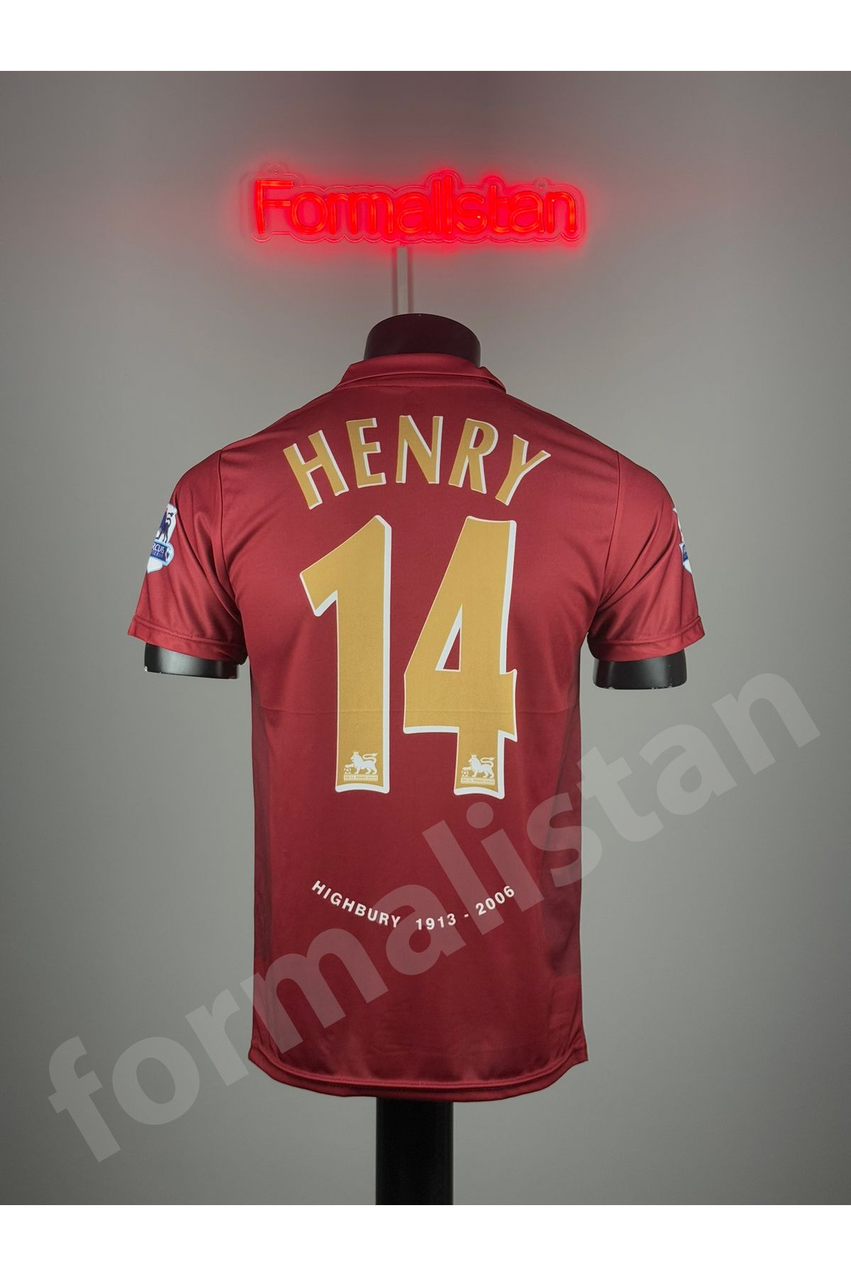 Quaxram Arsenal Henry O2 Futbol Forması - Bordo