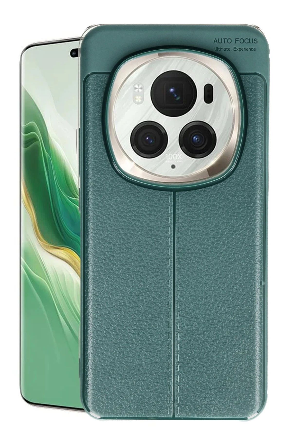 NewFace Huawei Honor Magic 6 Pro Kılıf Auto Focus Kapak - Koyu Yeşil BSTMY