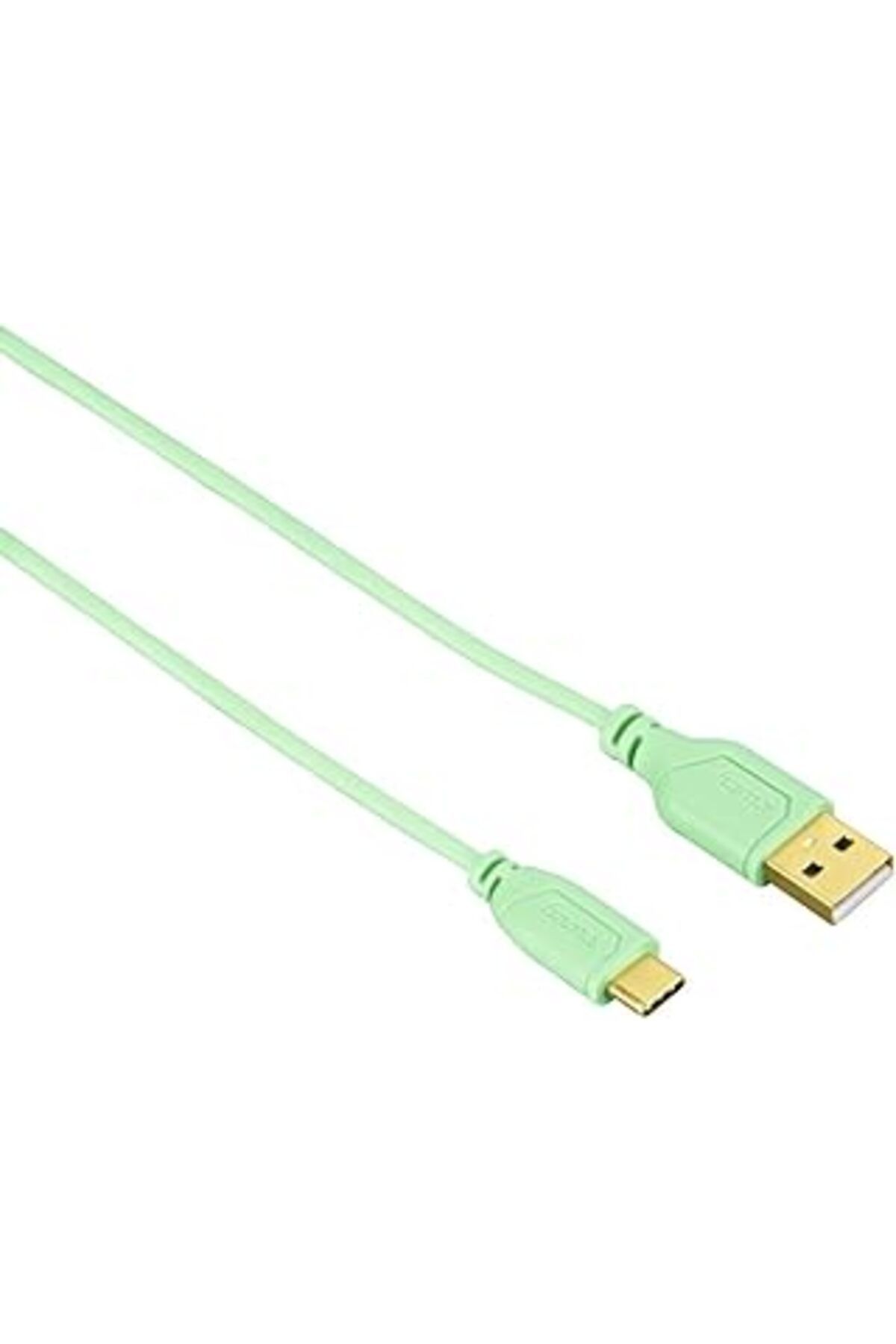 Pazarcan Hama Usb-C - Usb-A Kablo, "Flexi", 0.75M, Yeşil