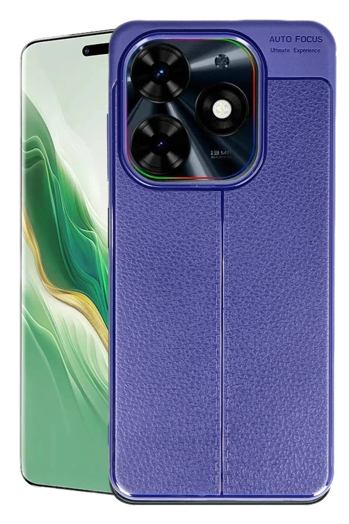 NewFace Tecno Spark Go 2024 Kılıf Auto Focus Kapak - Lacivert NRMSA