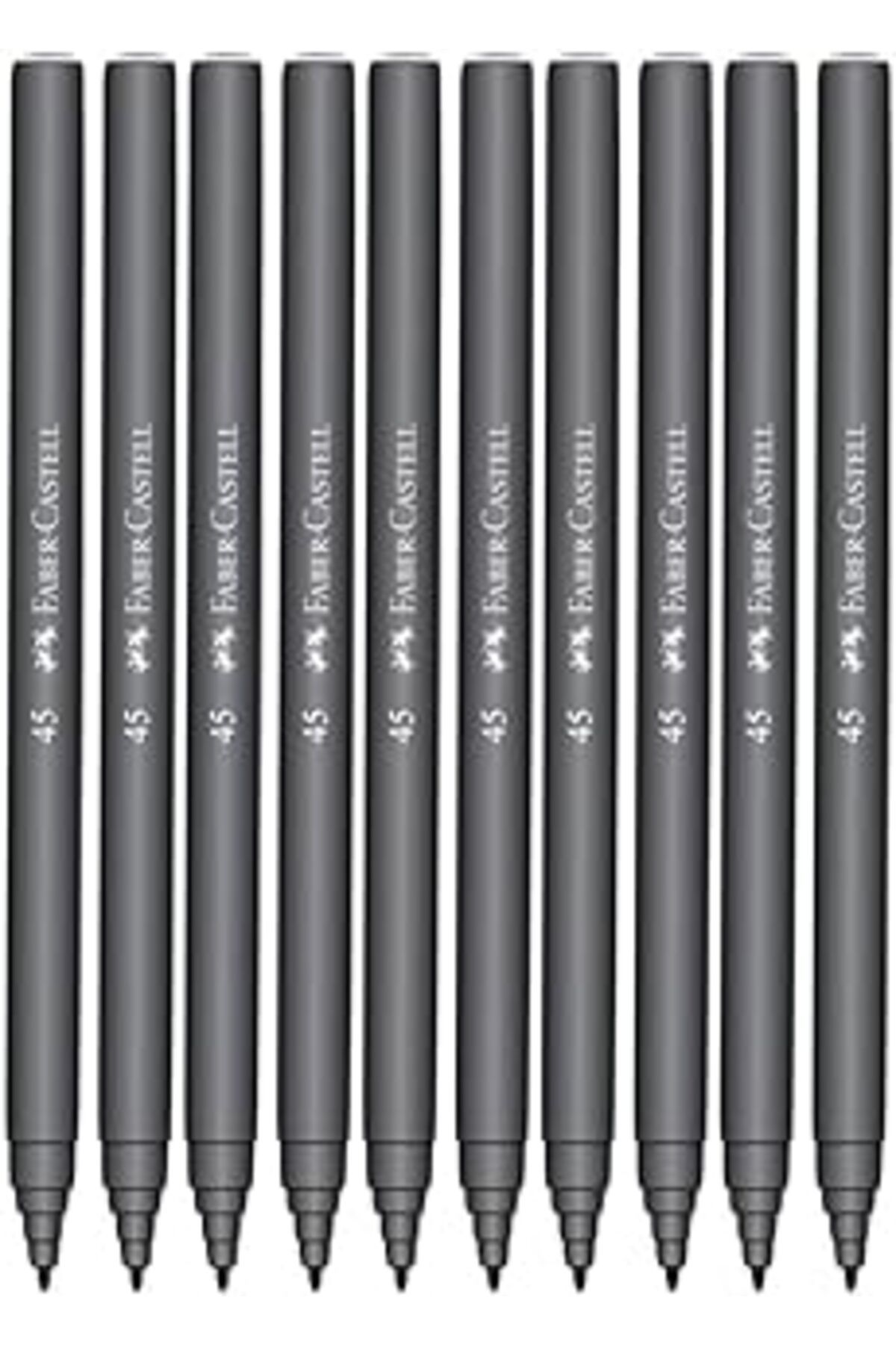 Mu Art Ahşap Faber-Castell Keçeli Kalem Siyah