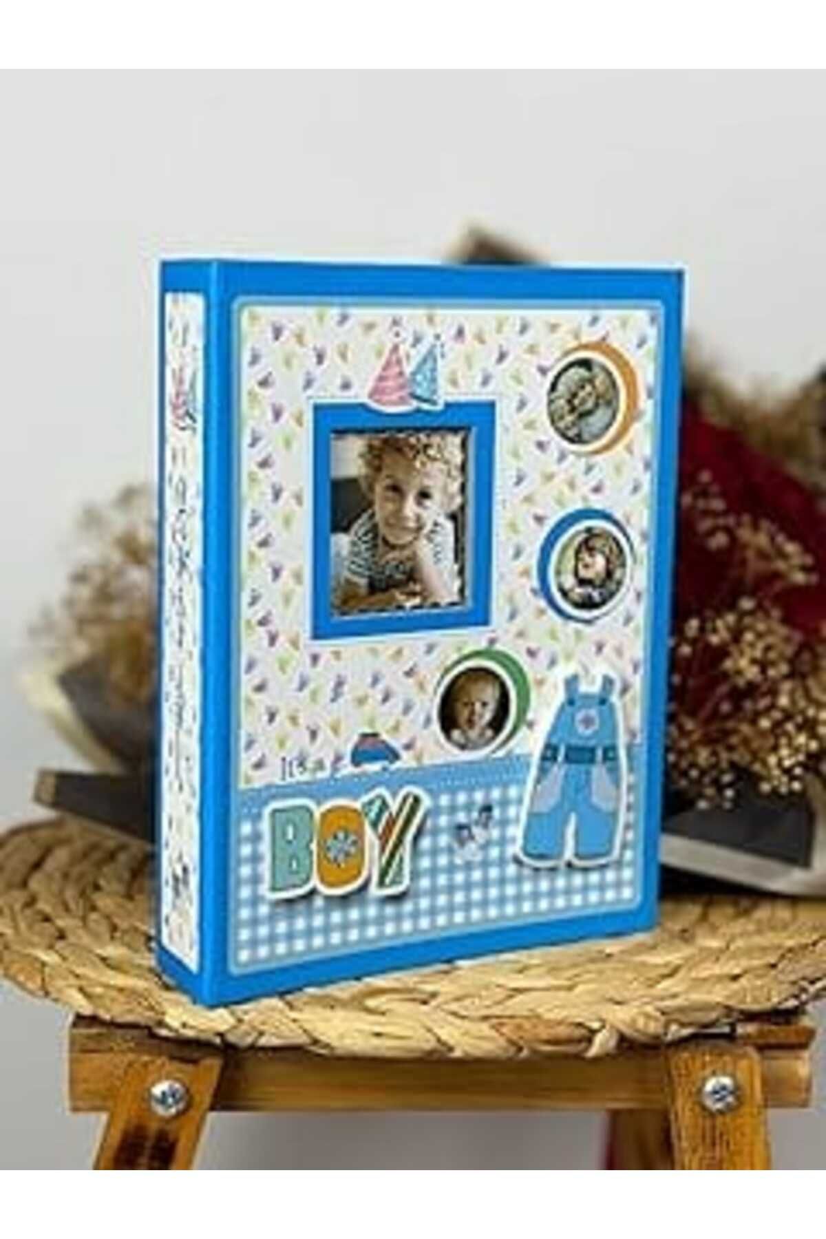 Mu Art Rabsev 10X15Cm 200 Fotoğraf Kapasiteli Lüks Çerçeveli Bebek Fotoğraf Albümü Rs462003-M