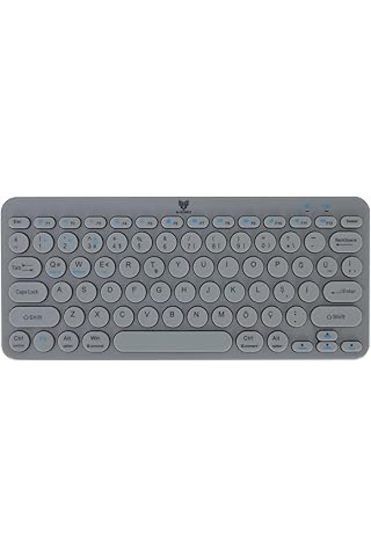 Mu Art Blueforce Bt-K95 2,4Ghz Wireless + Bluetooth Kablosuz Sessiz Klavye Uzay Gri Çift Modlu Telefon Tab