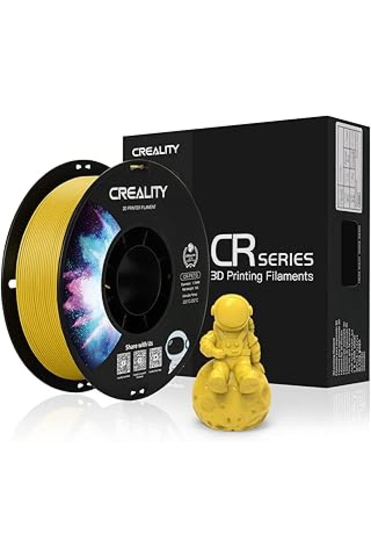 Mu Art Creality Resmi 3D Yazıcı Filamenti, Petg Filament 1,75 Mm Dolaşmaz, Güçlü Yapıştırma Ve Çıkıntı Per