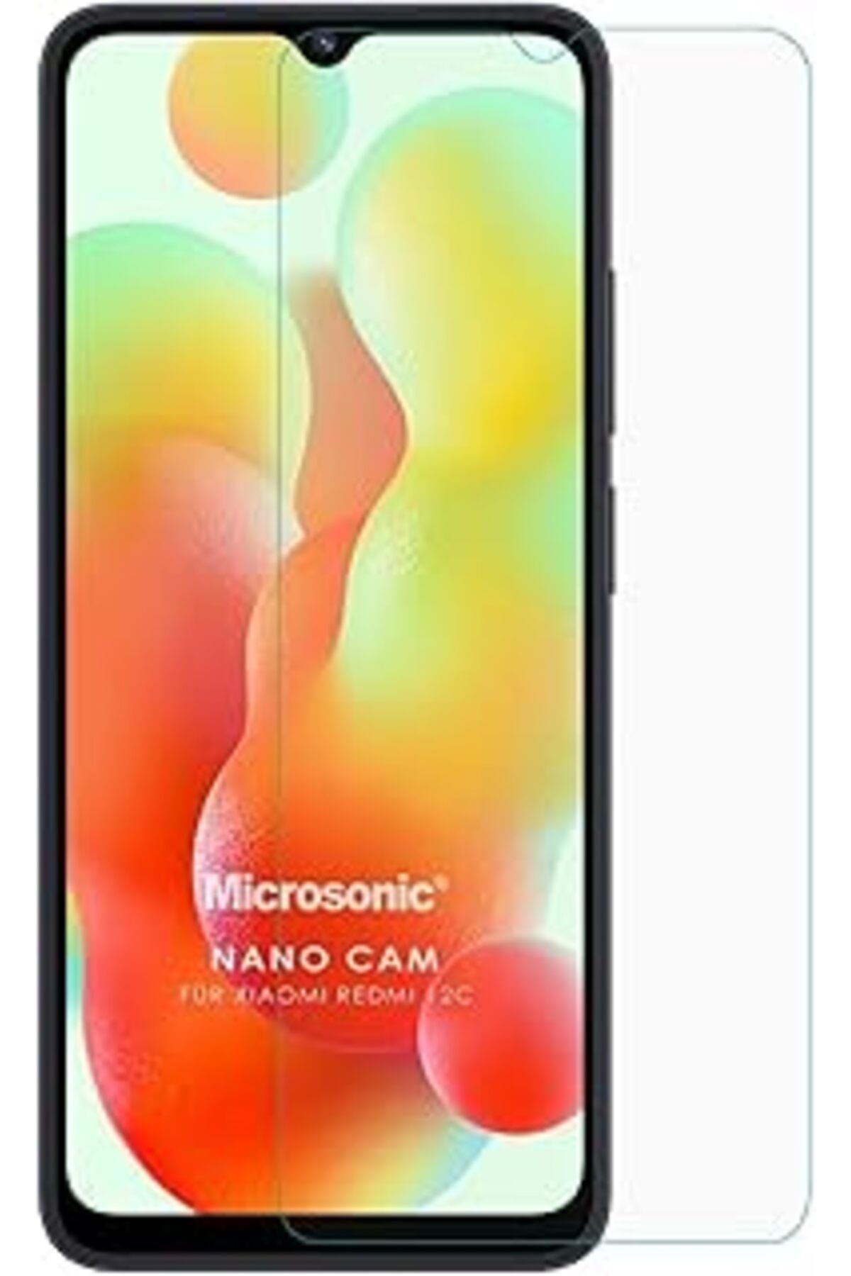 Pazarcan Microsonic Xiaomi Redmi 12C Nano Glass Cam Ekran Koruyucu