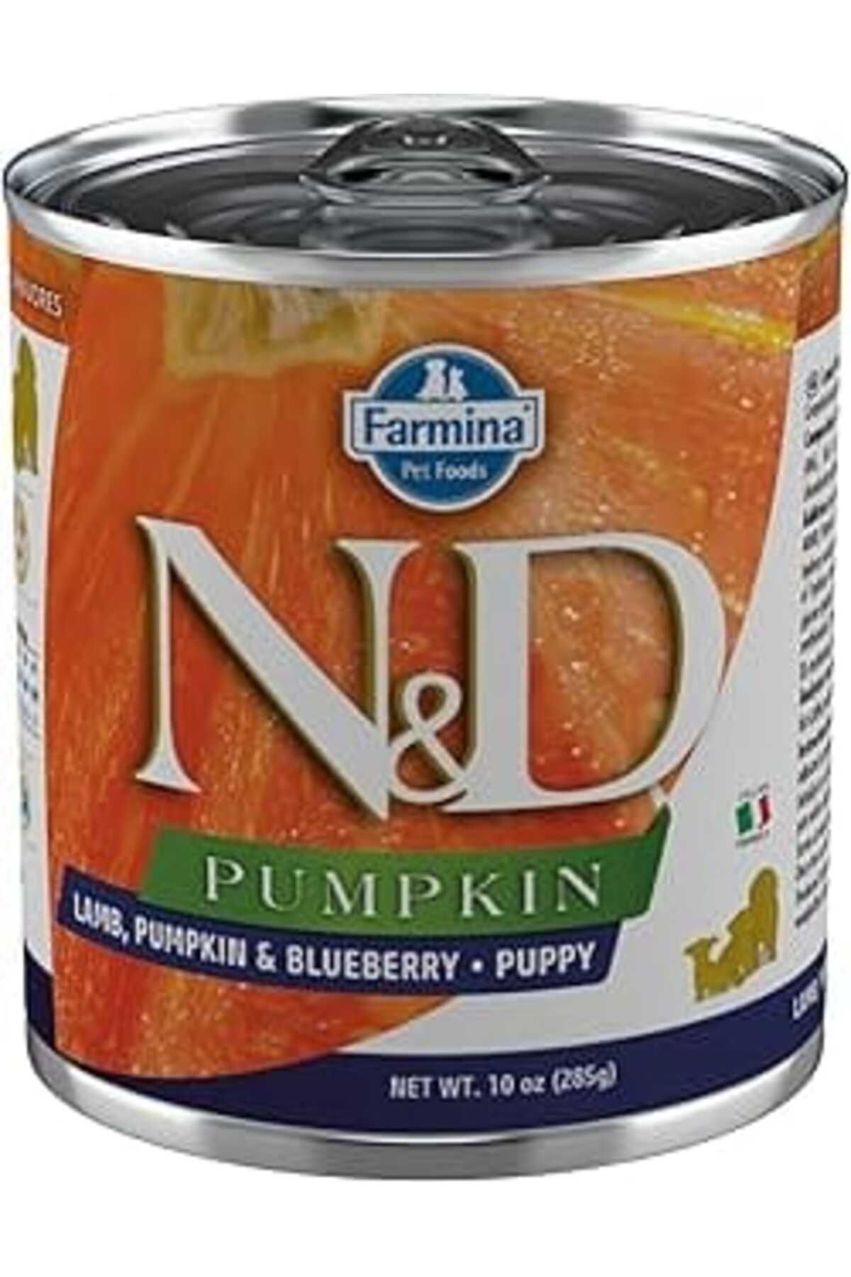 Mu Art Farmina Pet Foods Pumpkin Kuzulu Yaban Mersinli Yavru Köpek Konservesi 285 Gr