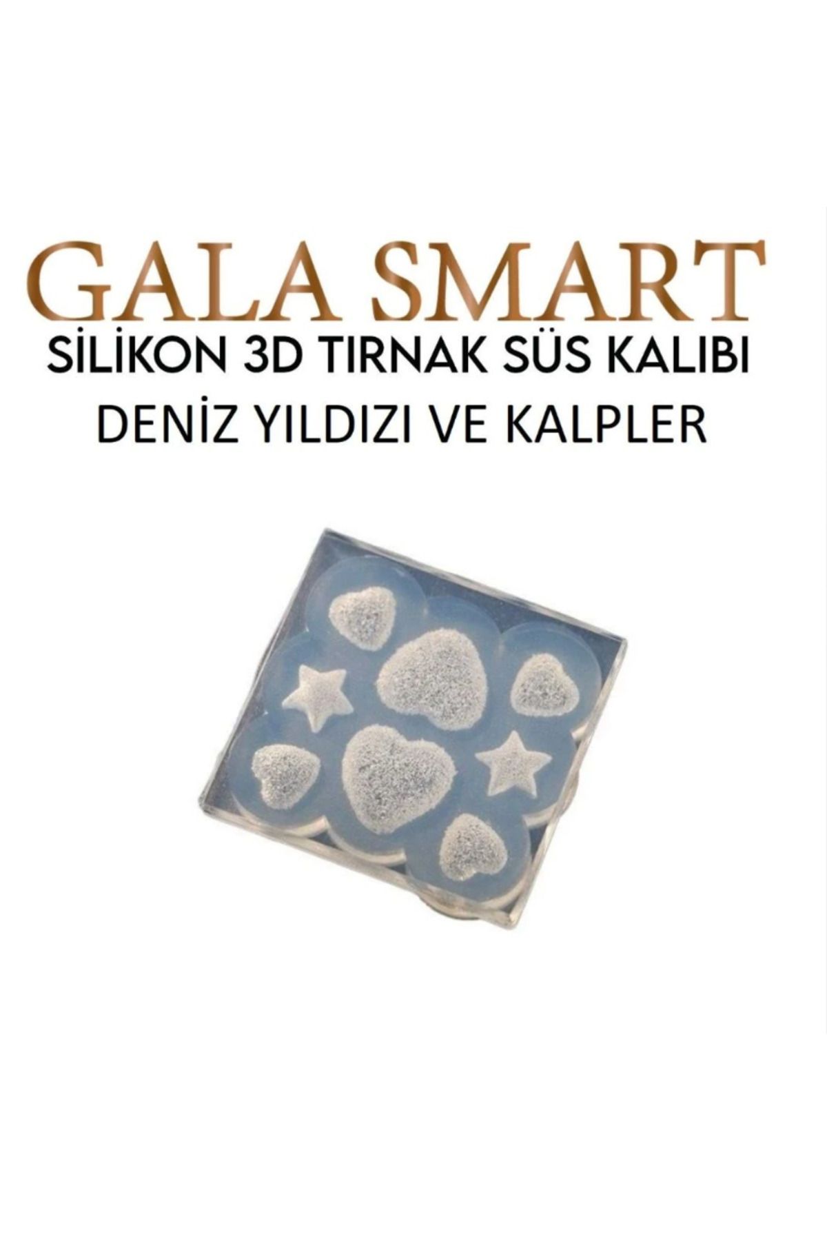 gala smart 3D Silikon Tırnak Süs Kalıbı